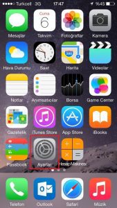 iPhone Mail Kurulumu - 1